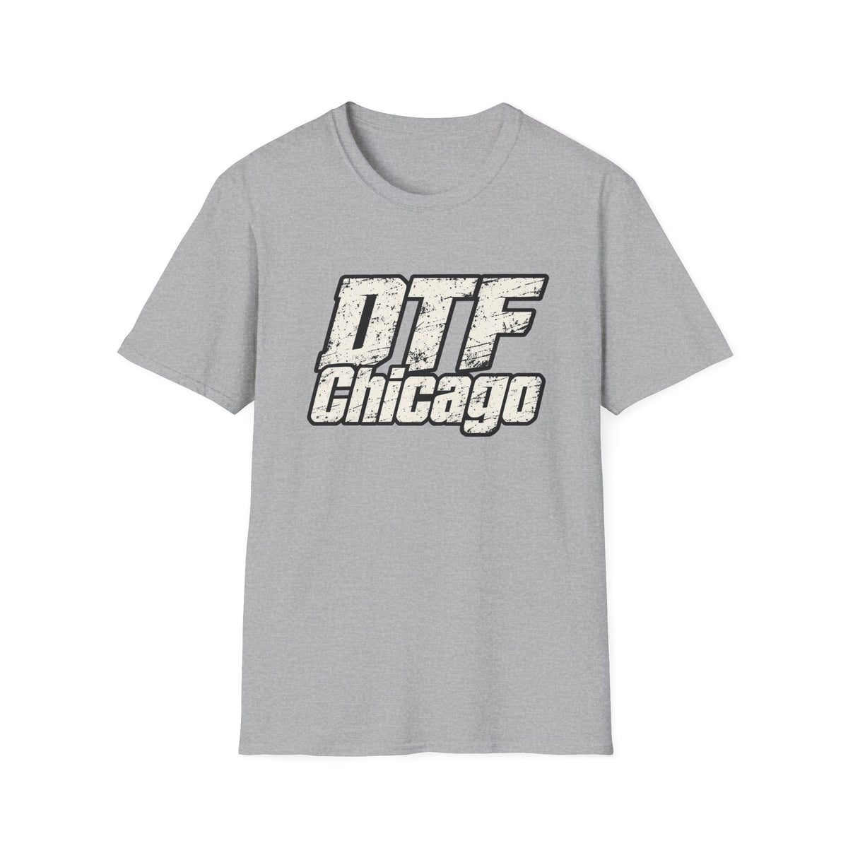 DTF Chicago distressed logo T-Shirt | Vintage city typography