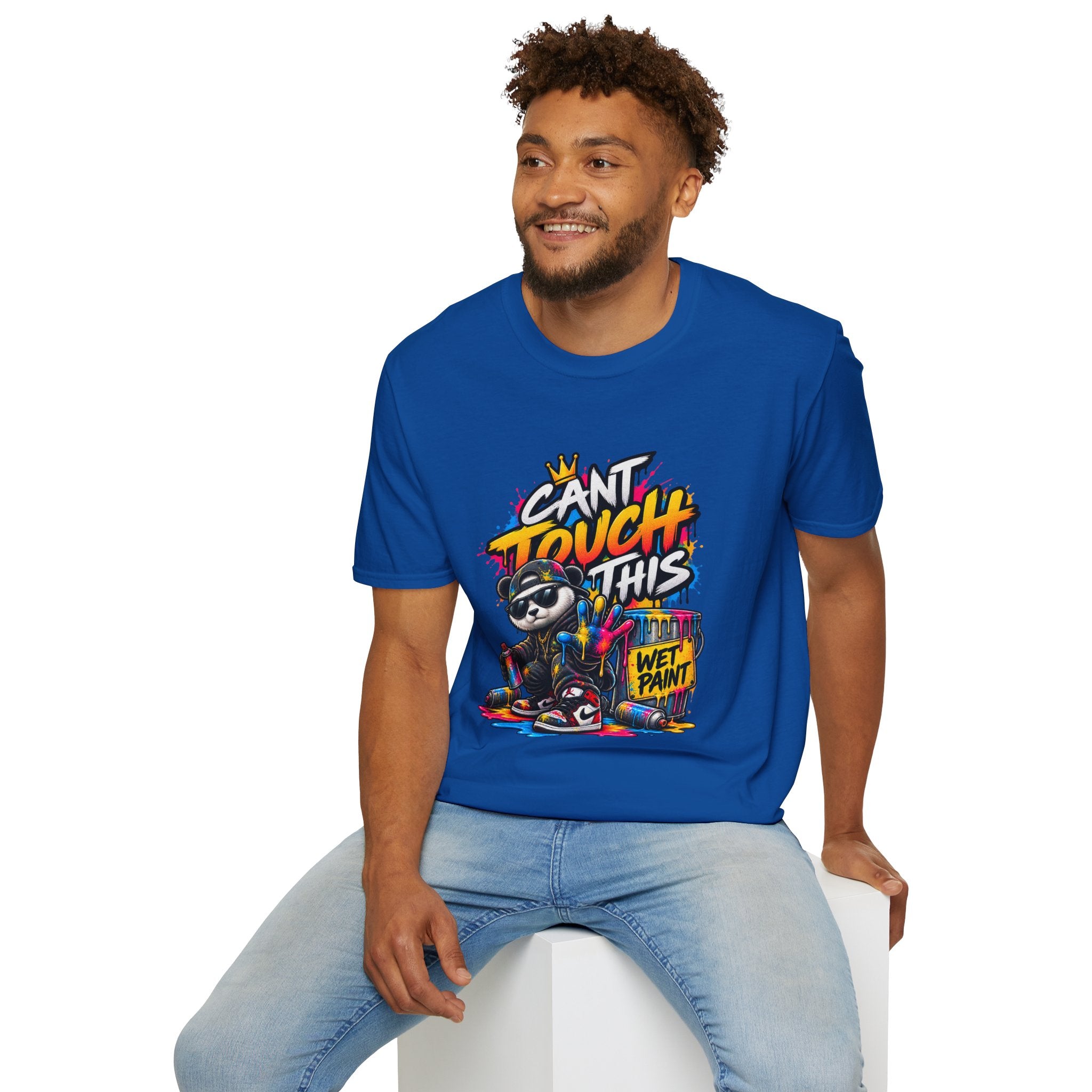 Cant Touch This Panda T-Shirt | Graffiti Streetwear Panda