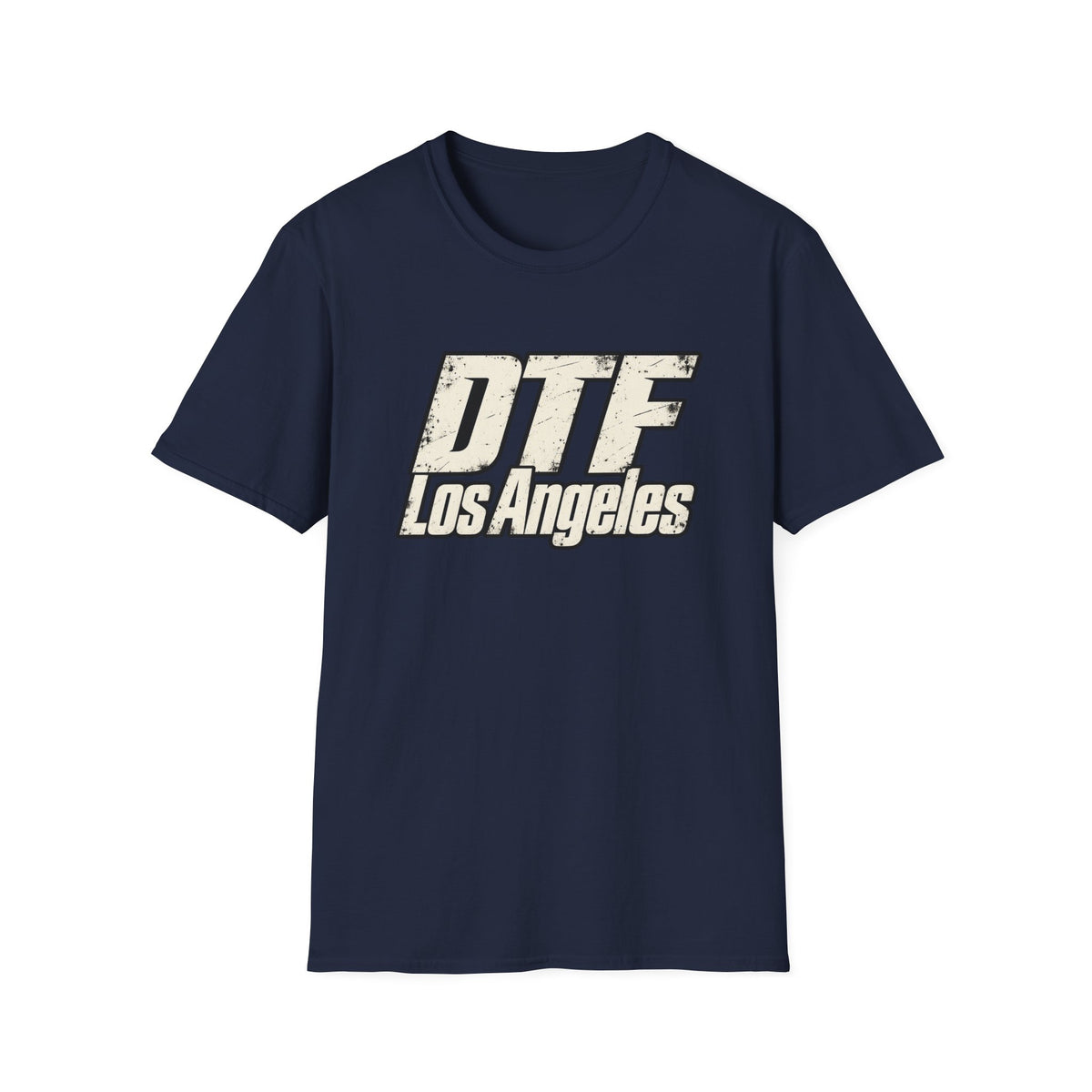 DTF Los Angeles T-Shirt | Retro Block Letter LA Graphic Tee
