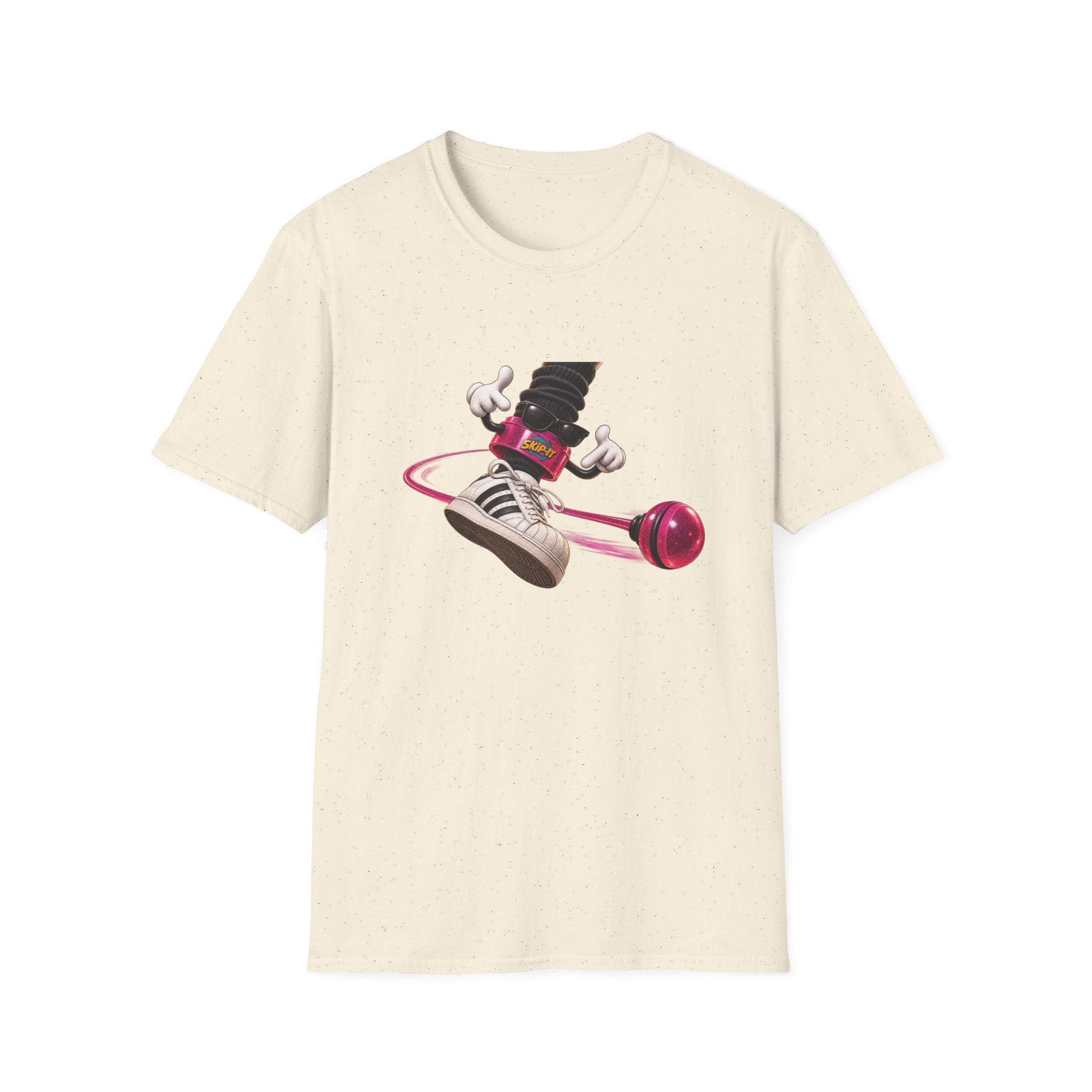 Yo-Yo Skater Character T-Shirt | Retro Toy Illustration, Street Style Hip Hop | 1990's 2000's Nostalgia Throwback