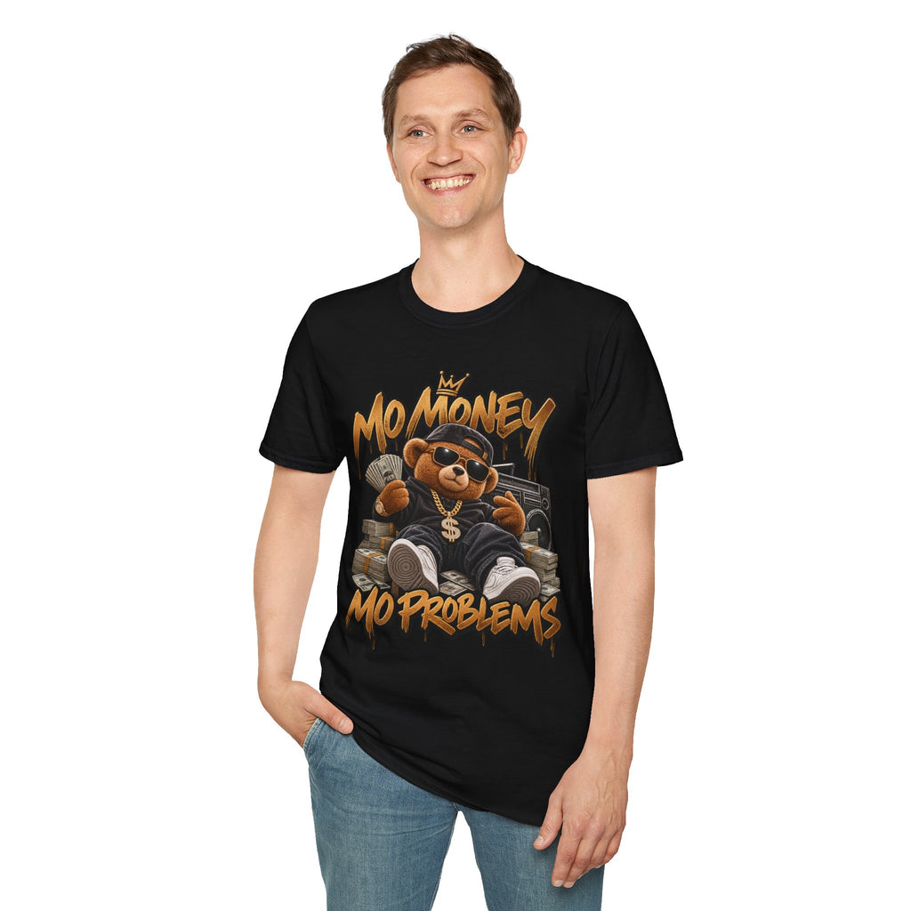 No Money No Problems T-Shirt | Teddy Bear Rap Graphic Tee | 90's 00's Hip Hop Pop Culture Nostalgia