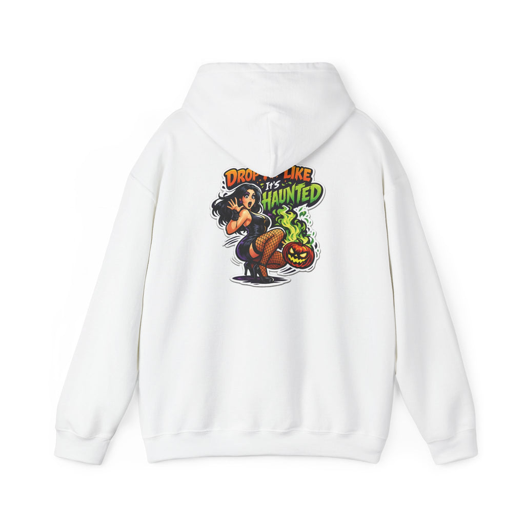 Drop Like Haunted skeleton witch pumpkin Hoodie | Halloween sweatshirt | Drop It Like Its Haunted