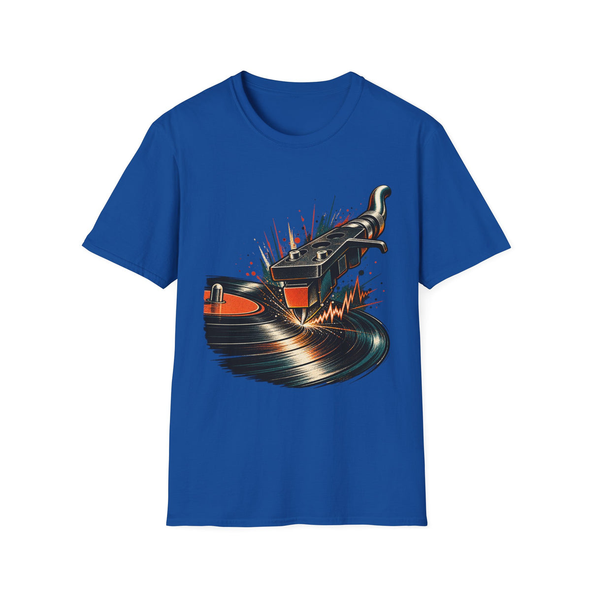 Vintage Turntable Tonearm T-Shirt | Vinyl Record Music Tee Hip Hop | 1990's 2000's Nostalgia Throwback