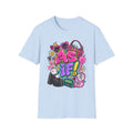 As If! Graphic Tee | 90s Y2K Retro Print, Heart Sunglasses, Plaid Bag | 90's 00's Hip Hop Pop Culture Nostalgia