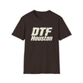 DTF Houston Graphic T-Shirt | Retro Distressed Text Houston Tee