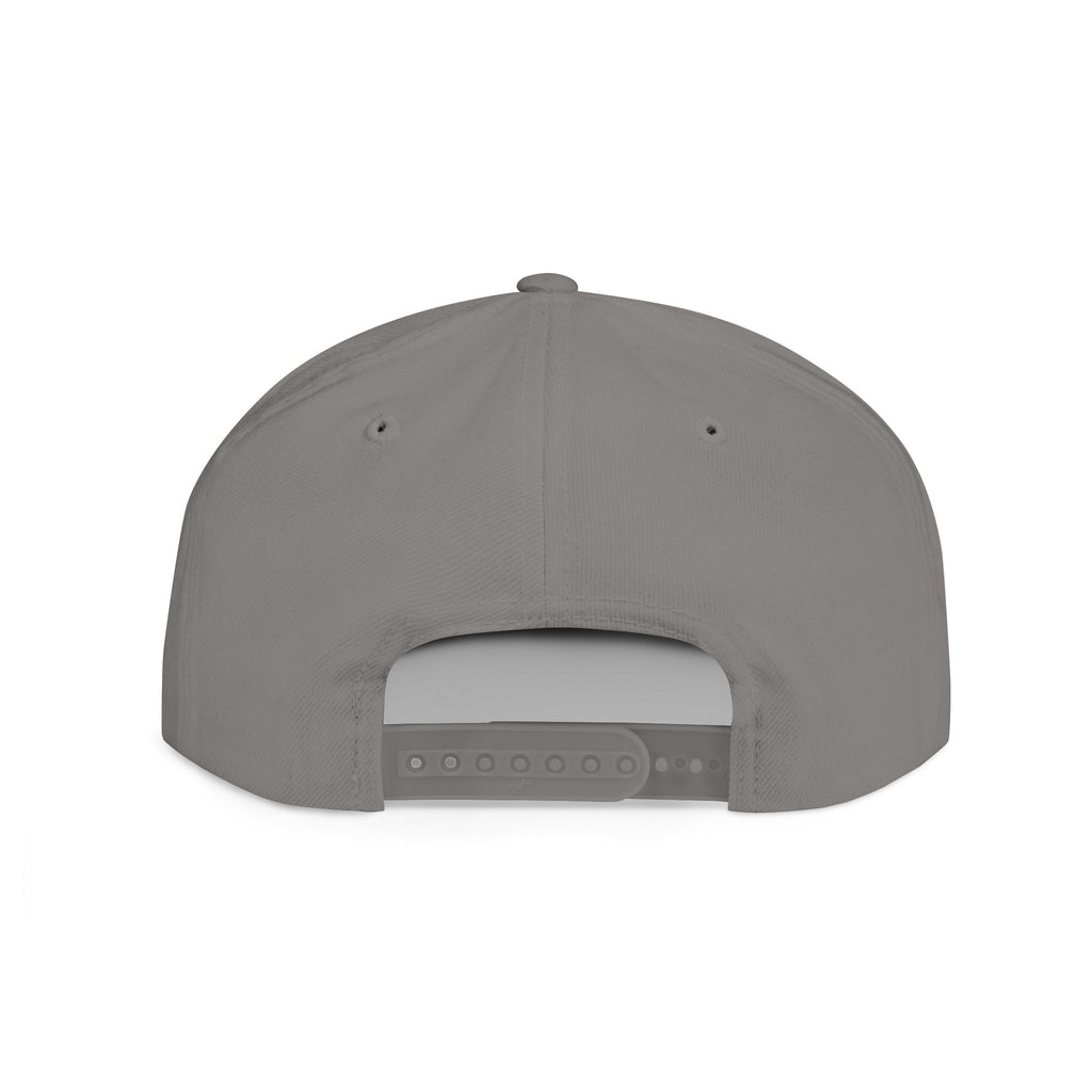Cowboy Hat flat bill snapback | Western text embroidered cap