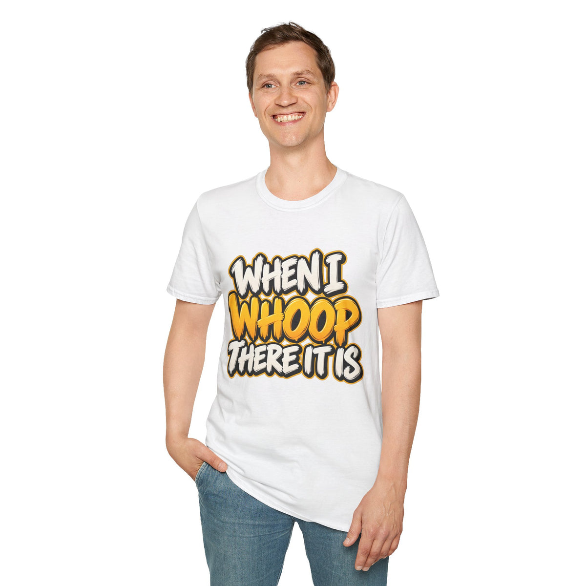 When I Whoop There It Is T-Shirt | Retro Gold Script Tee | 90s 00s Hip Hop Pop Culture Nostalgia Millennial Era