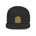 WuTang Rock and Roll Hall of Fame Design Flat Bill Snapback | Tropical Fruit Graphic Hat| 90s 00s Hip Hop Nostalgia Pop Culture