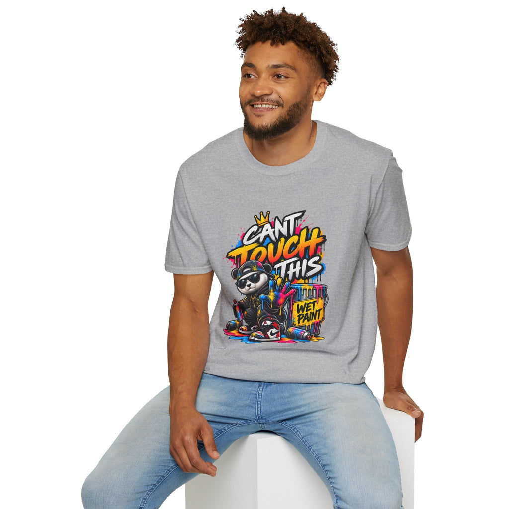 Cant Touch This Panda T-Shirt | Graffiti Streetwear Panda
