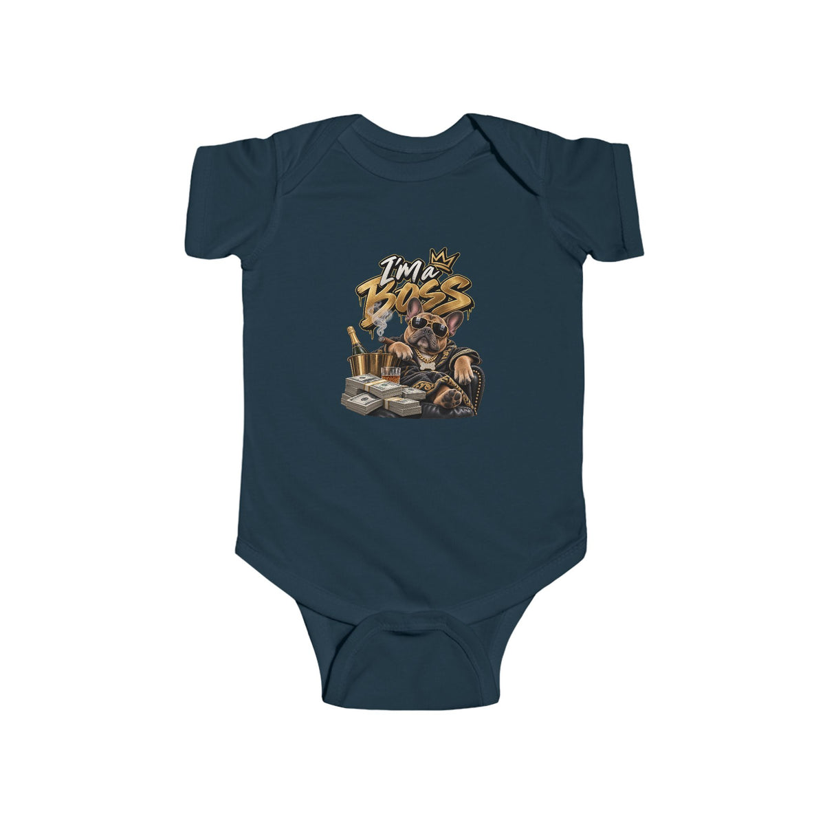 Im a Boss baby bodysuit | Safari Animal Adventure onesie | 90s 00s Hip Hop Pop Culture Nostalgia