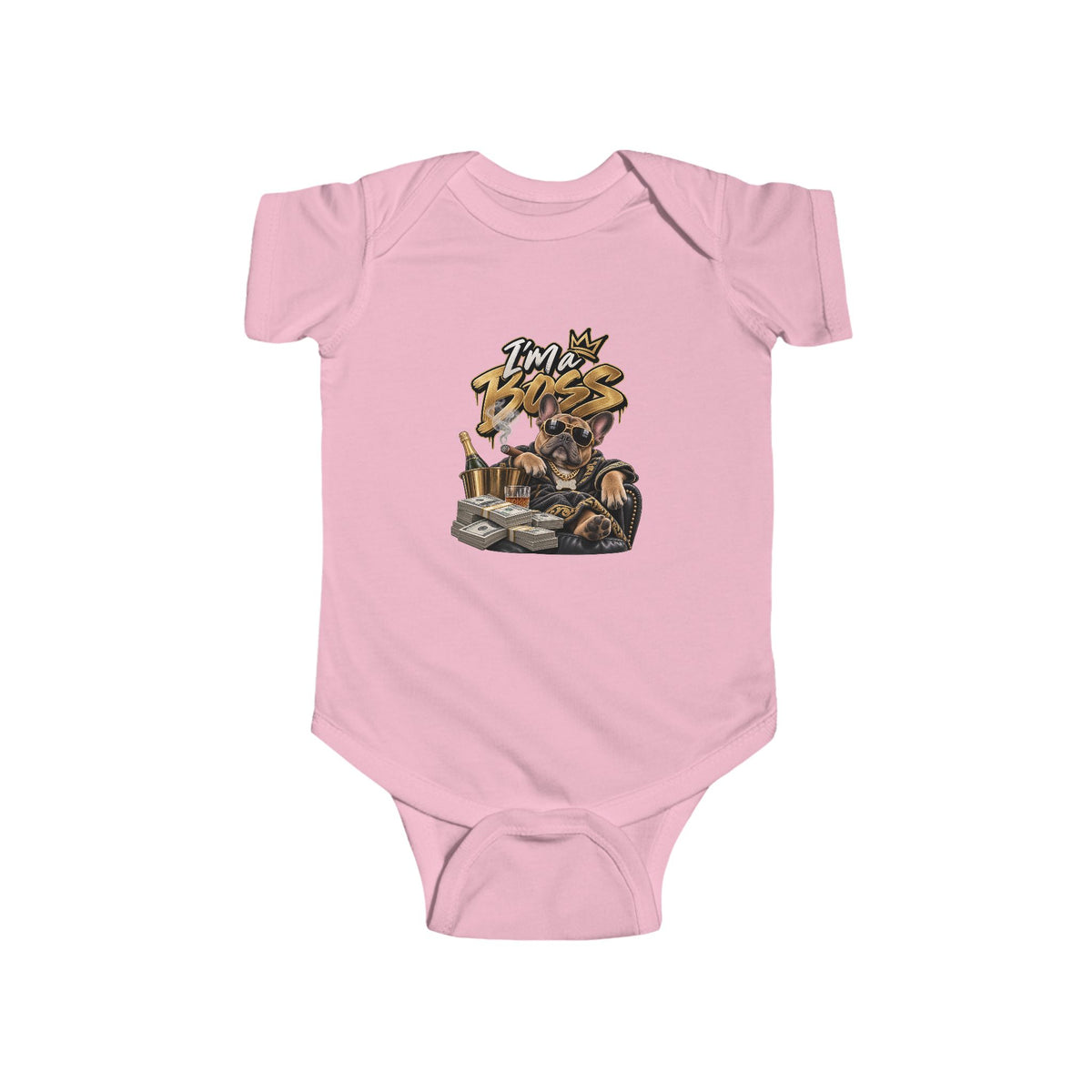 Im a Boss baby bodysuit | Safari Animal Adventure onesie | 90s 00s Hip Hop Pop Culture Nostalgia