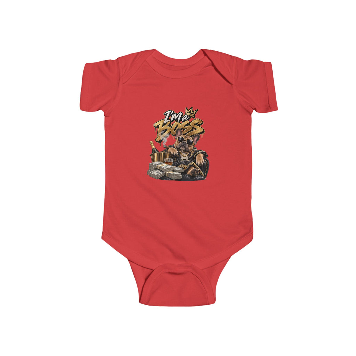 Im a Boss baby bodysuit | Safari Animal Adventure onesie | 90s 00s Hip Hop Pop Culture Nostalgia