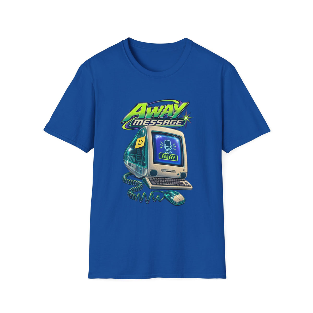 Away Message T-Shirt | Retro Computer Novelty Tee | 1990's 2000's Nostalgia Throwback