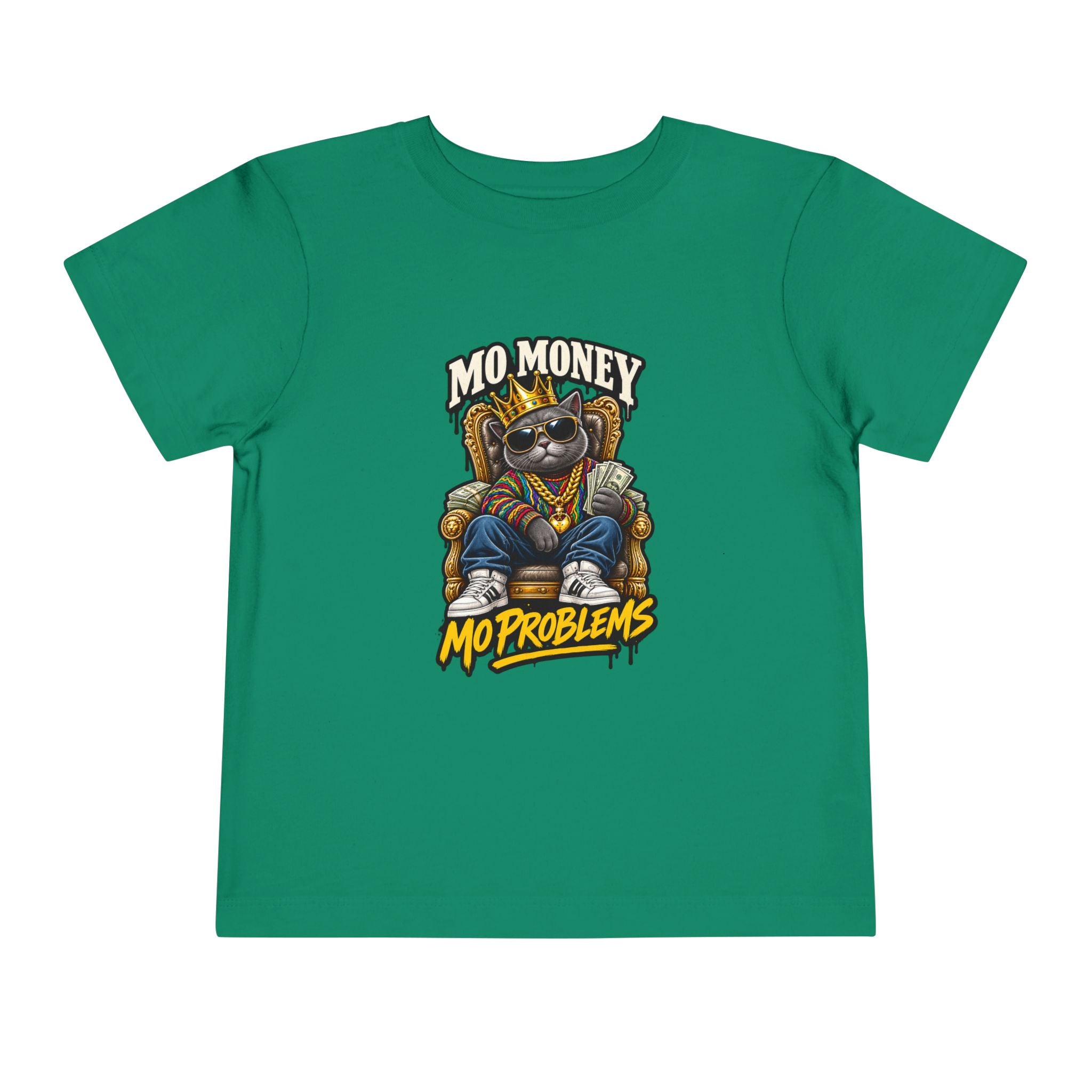 Mo Money Mo Problems Toddler Tee | Raccoon King Graphic