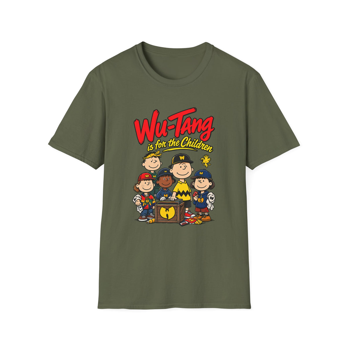 Wu-Tang is for the Children T-Shirt | Cartoon Hip Hop Logo Tee | 1990's 2000's Nostalgia Throwback