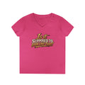 Is It Supposed To Look Like That V-Neck T-Shirt | Funny Typographic Tee | 90s 00s Hip Hop Pop Culture Nostalgia Millennial Era