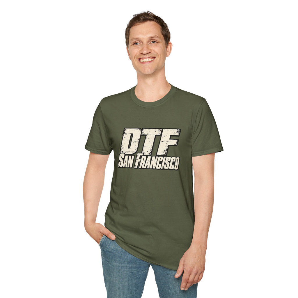 DTF San Francisco T-Shirt | Vintage Athletic Logo tee