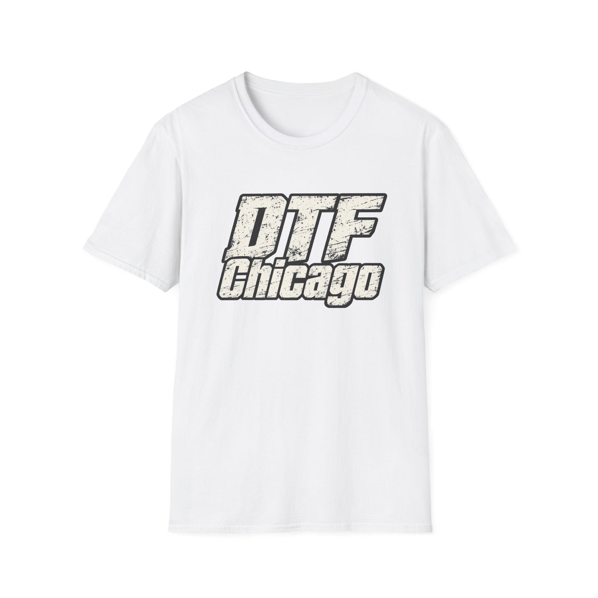 DTF Chicago distressed logo T-Shirt | Vintage city typography