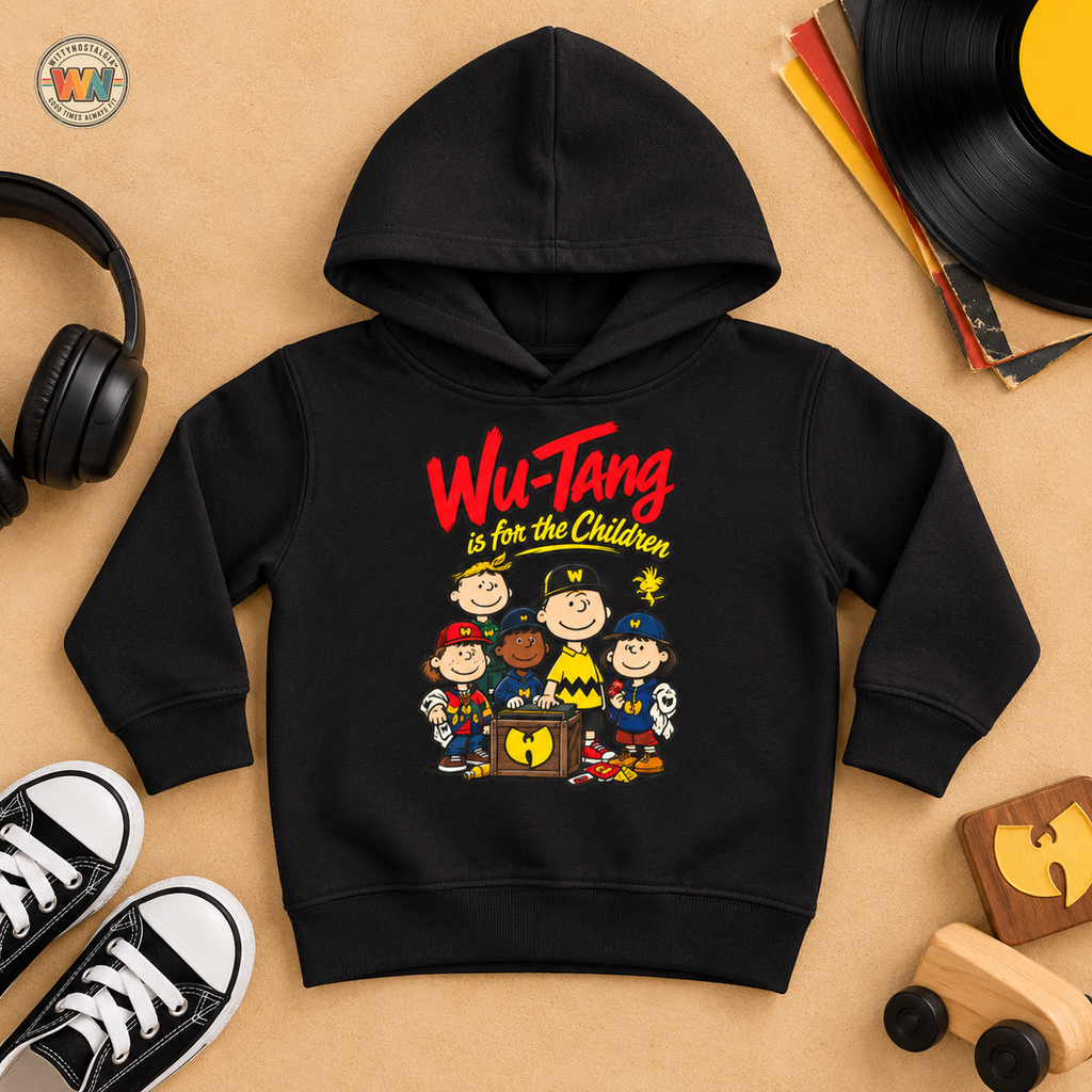 Wu-Tang Is For the Children Hoodie | Toddler Pullover Fleece Hoodie | 90s 00s Hip Hop Nostalgia Pop Culture
