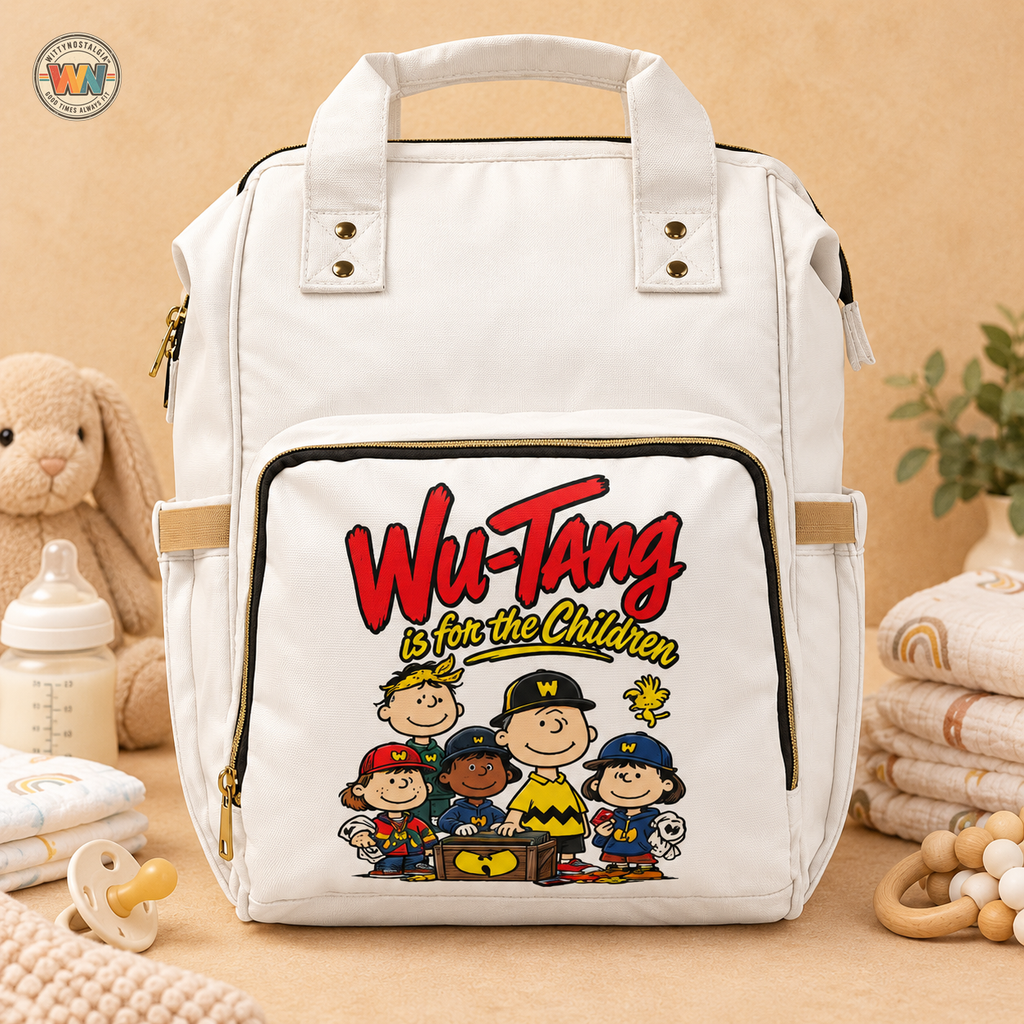 Wu-Tang is for the Children diaper backpack | 90s 00s Hip Hop Nostalgia Pop Culture diaper bag
