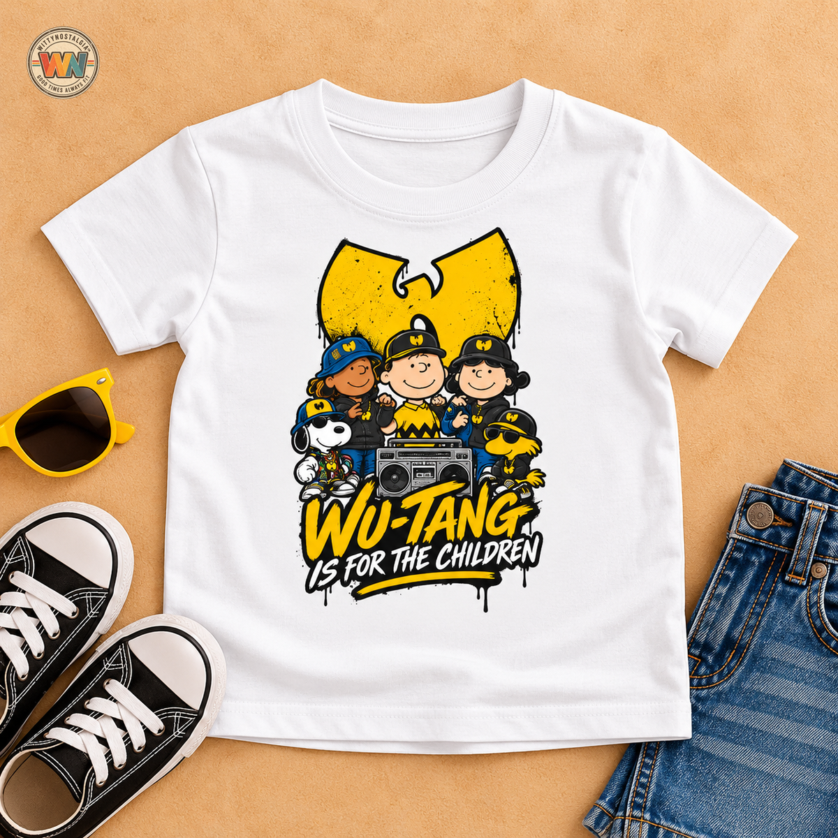 Wu-Tang Cartoon Crew Tee | Wu-Tang is for the Children | Toddler Short Sleeve Tee