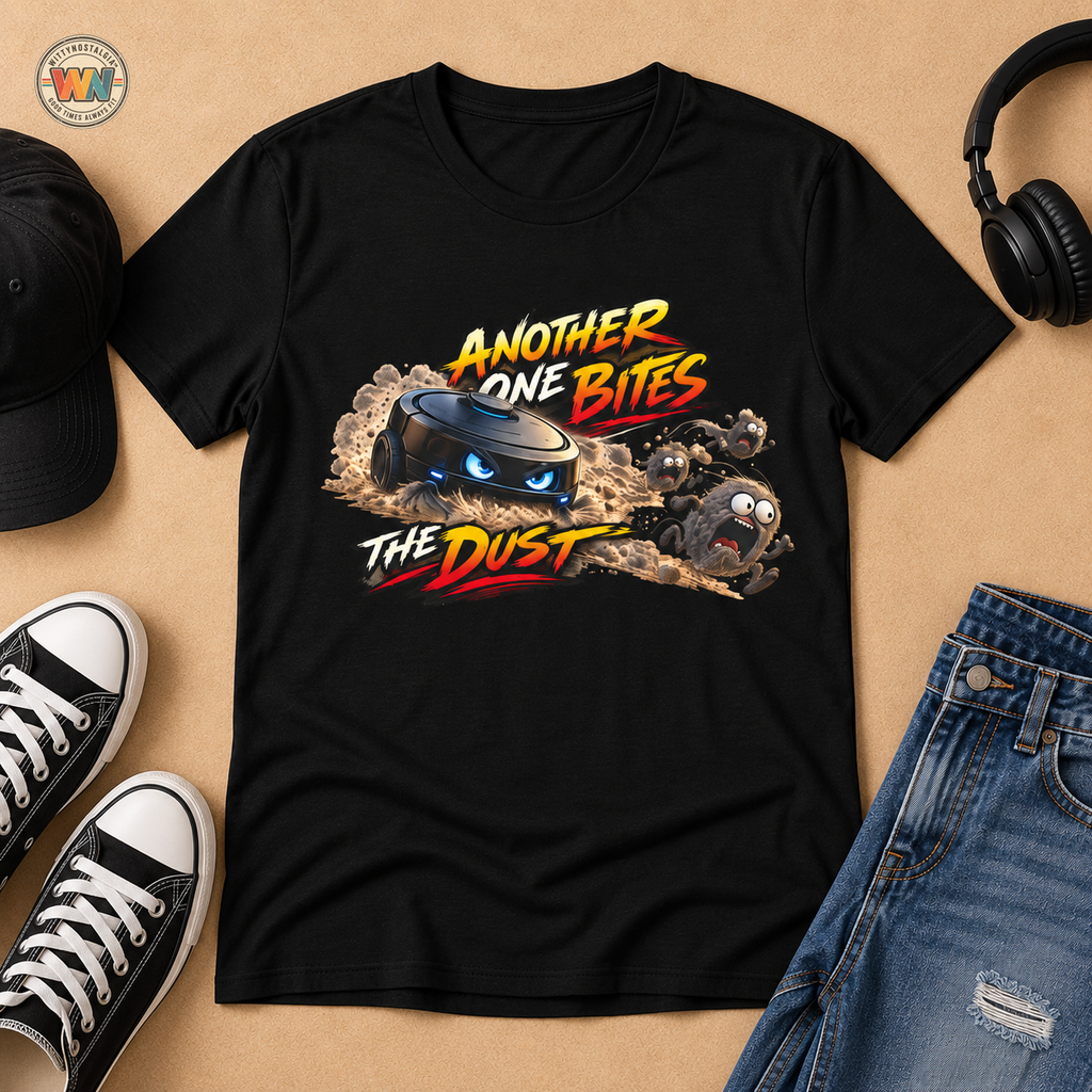 Another One Bites the Dust T-Shirt | Retro Racing Monster Car Design