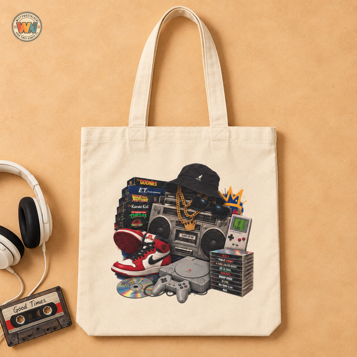 Cotton Canvas Tote Bag