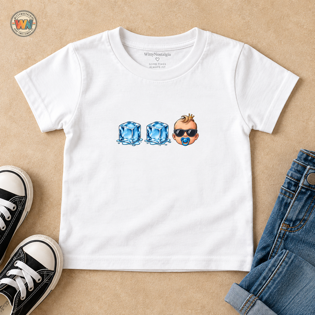 Ice Ice Baby Toddler Tee | Baby Emoji Graphic