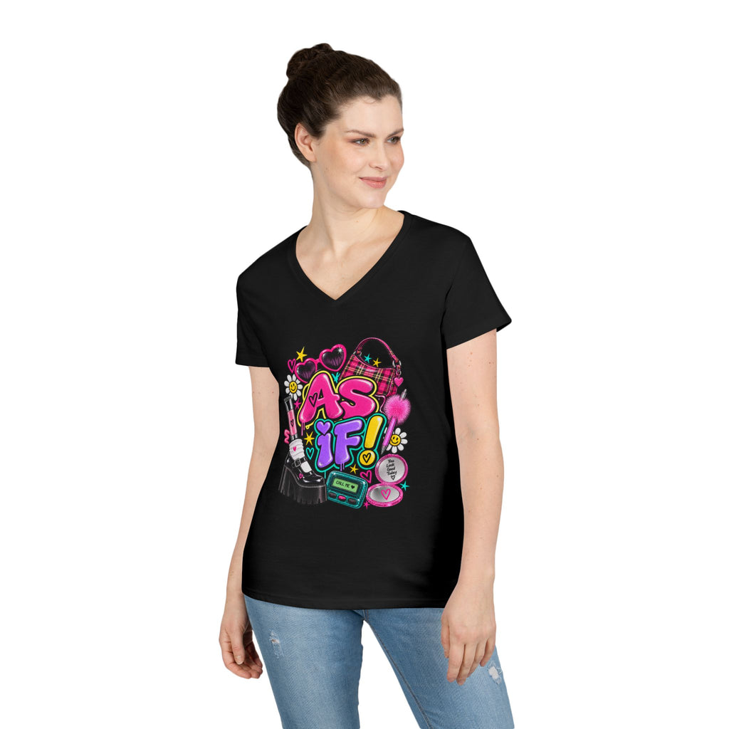 AS IF! 90s Retro Collage T-Shirt | Pop Heart, Cassette, Roller Skates | 90s 00s Hip Hop Pop Culture Nostalgia