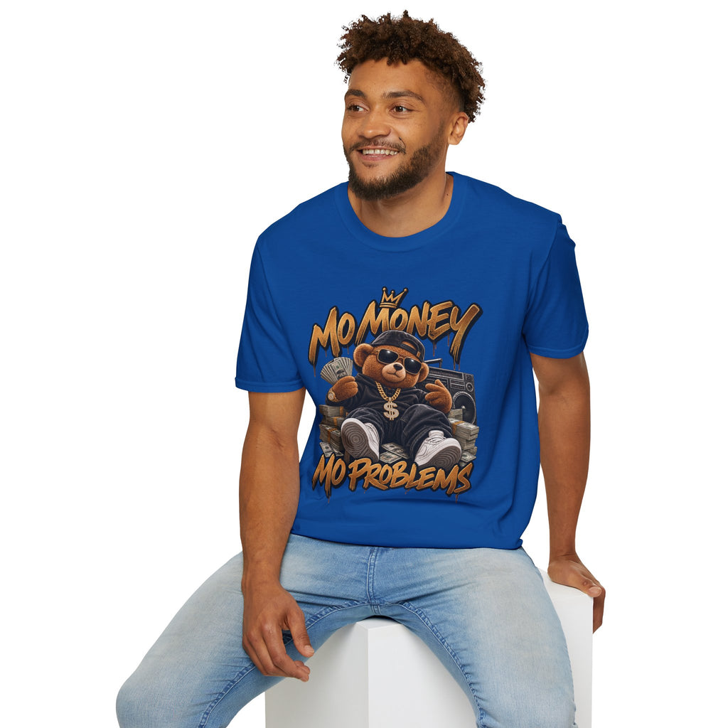 No Money No Problems T-Shirt | Teddy Bear Rap Graphic Tee | 90's 00's Hip Hop Pop Culture Nostalgia