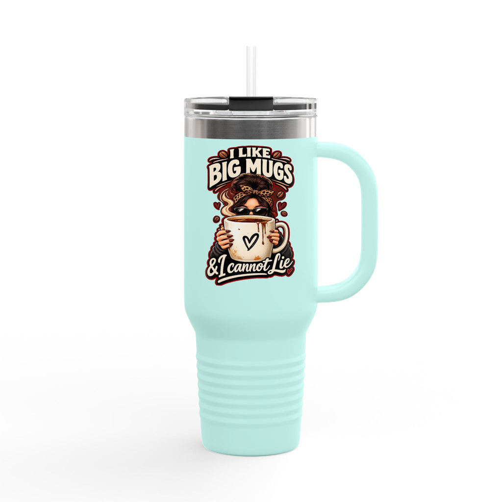 I Like Big Mugs & I Cannot Lie Travel Mug | 40oz Insulated Tumbler | 00's 90's Hip Hop Nostalgia