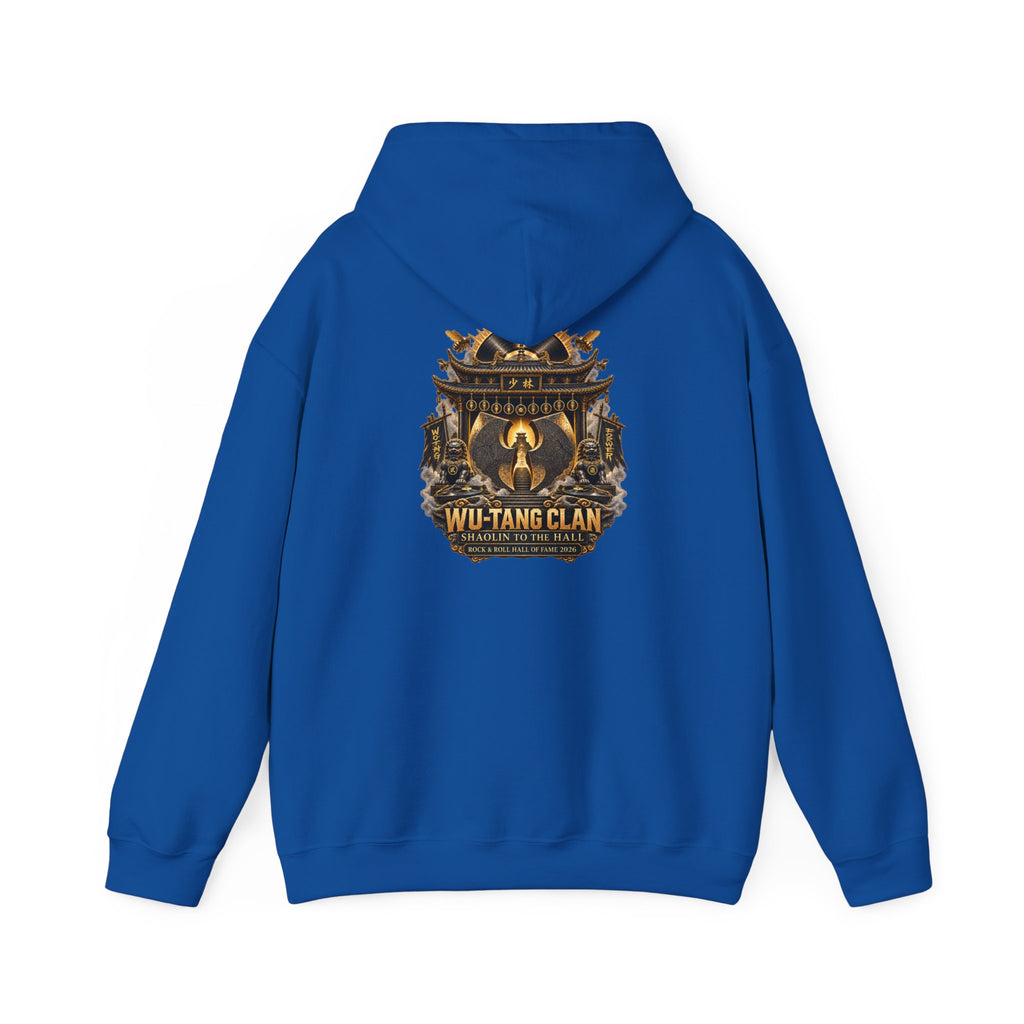 Wu-Tang Clan Logo Hall of Fame Hoodie | Hip Hop Music Graphic Pullover | 90s 00s Hip Hop Nostalgia