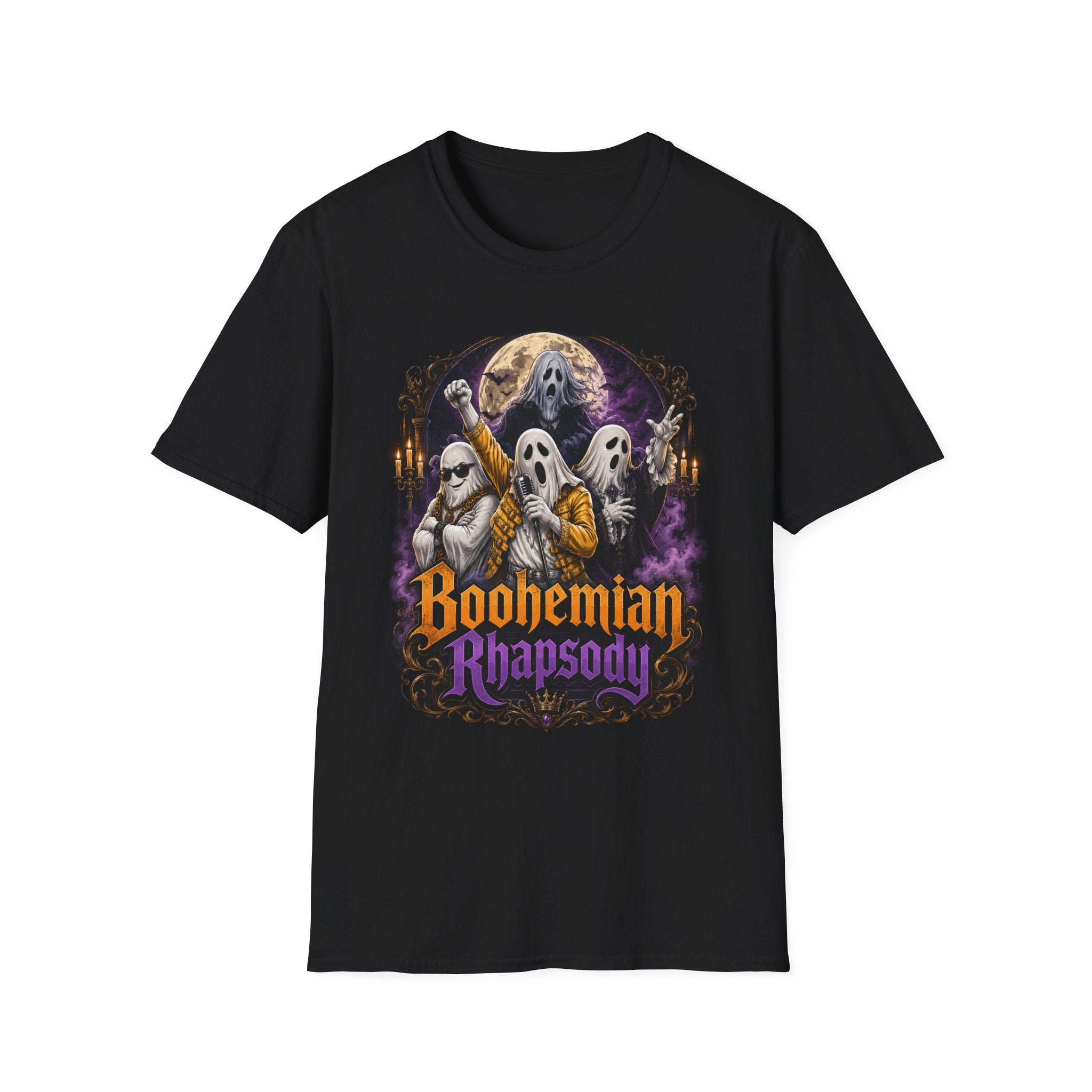 Boohemian Rhapsody Ghost Band T-Shirt | Halloween Rock Music Tee