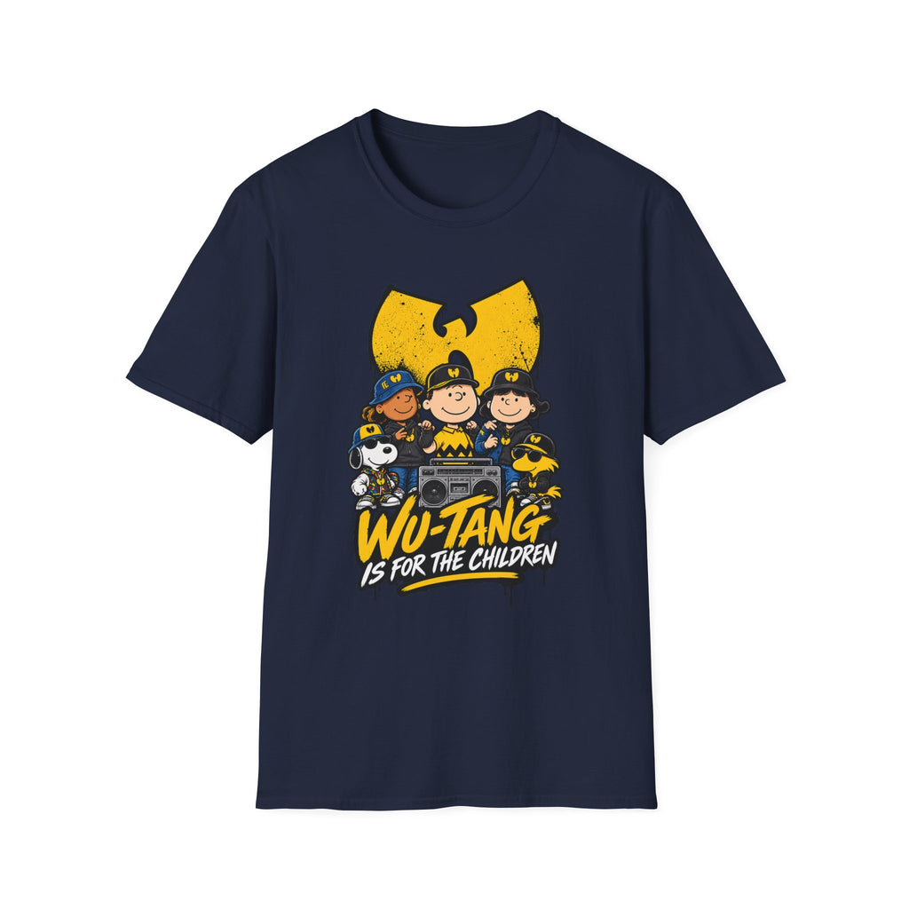 Wu-Tang Is For The Children T-Shirt | Hip Hop Cartoon Logo Tee | 1990's 2000's Nostalgia Throwback
