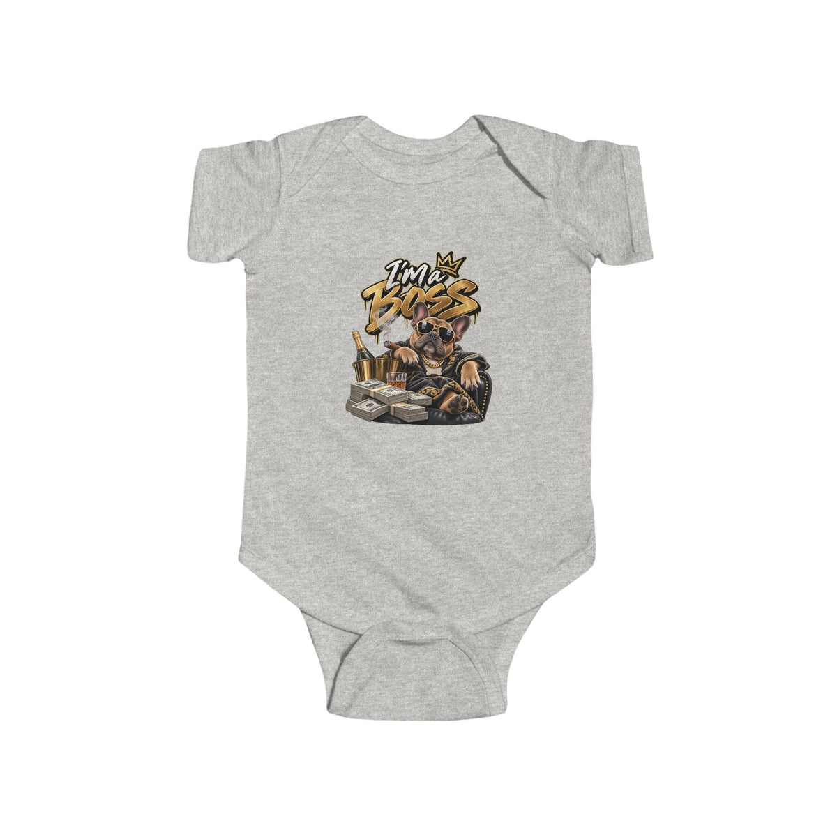 Im a Boss baby bodysuit | Safari Animal Adventure onesie | 90s 00s Hip Hop Pop Culture Nostalgia