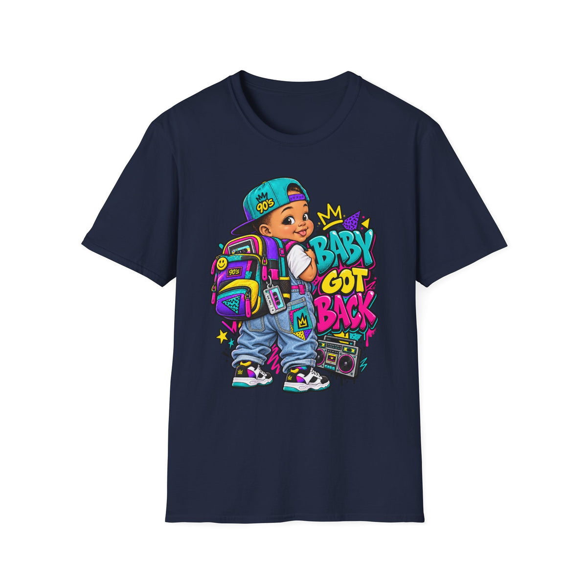 Baby Got Back toddler boy graphic T-Shirt | 90s retro hip hop design | 90's 00's Hip Hop Pop Culture Nostalgia