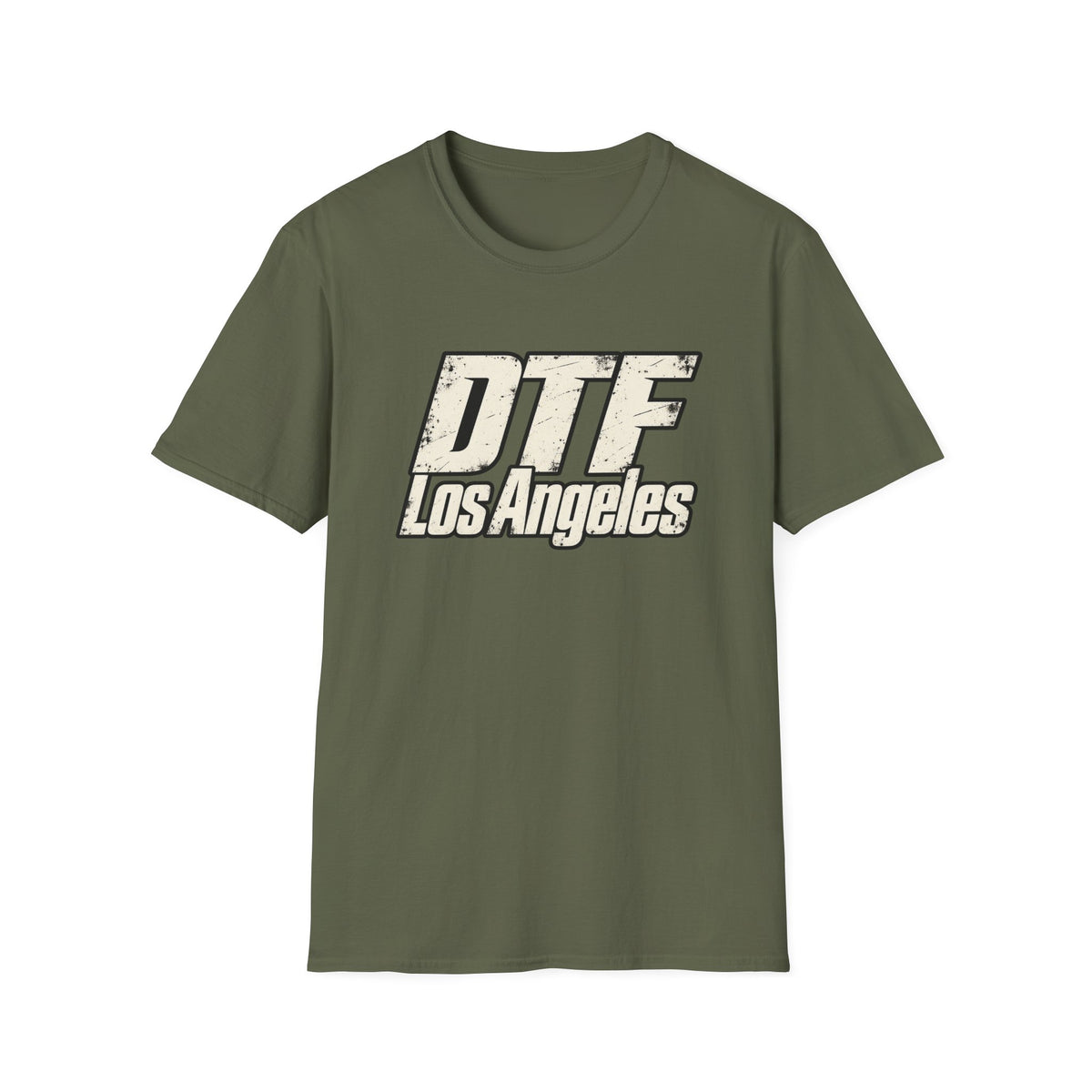 DTF Los Angeles T-Shirt | Retro Block Letter LA Graphic Tee