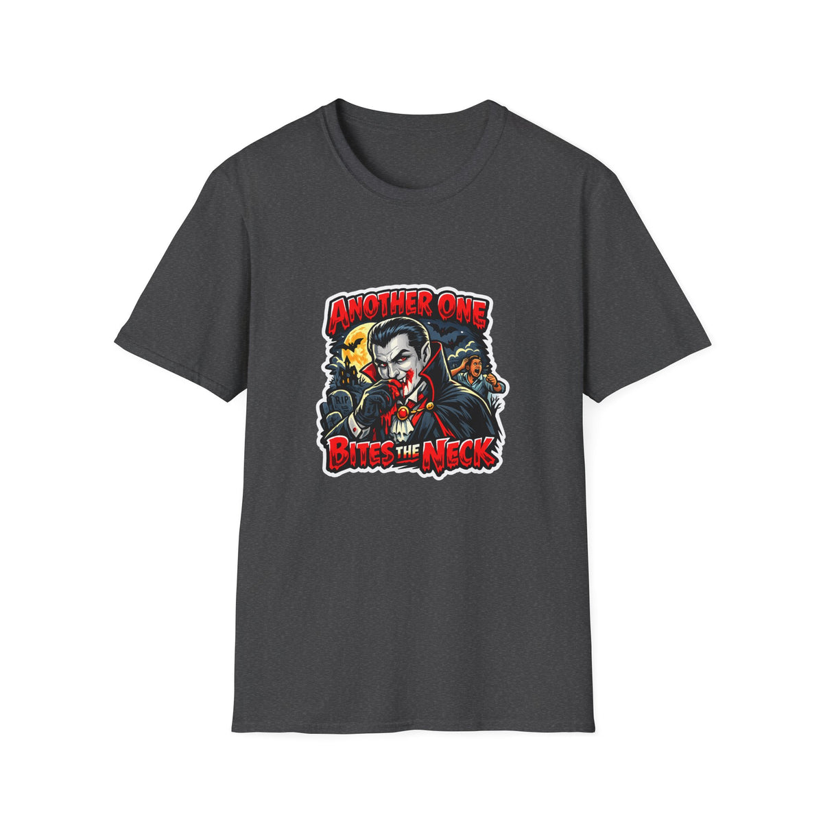 Another One Bites the Neck T-Shirt | Vampire Horror Graphic Tee