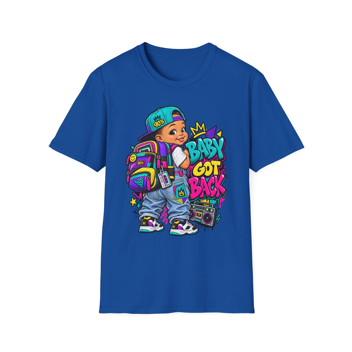 Baby Got Back toddler boy graphic T-Shirt | 90s retro hip hop design | 90's 00's Hip Hop Pop Culture Nostalgia