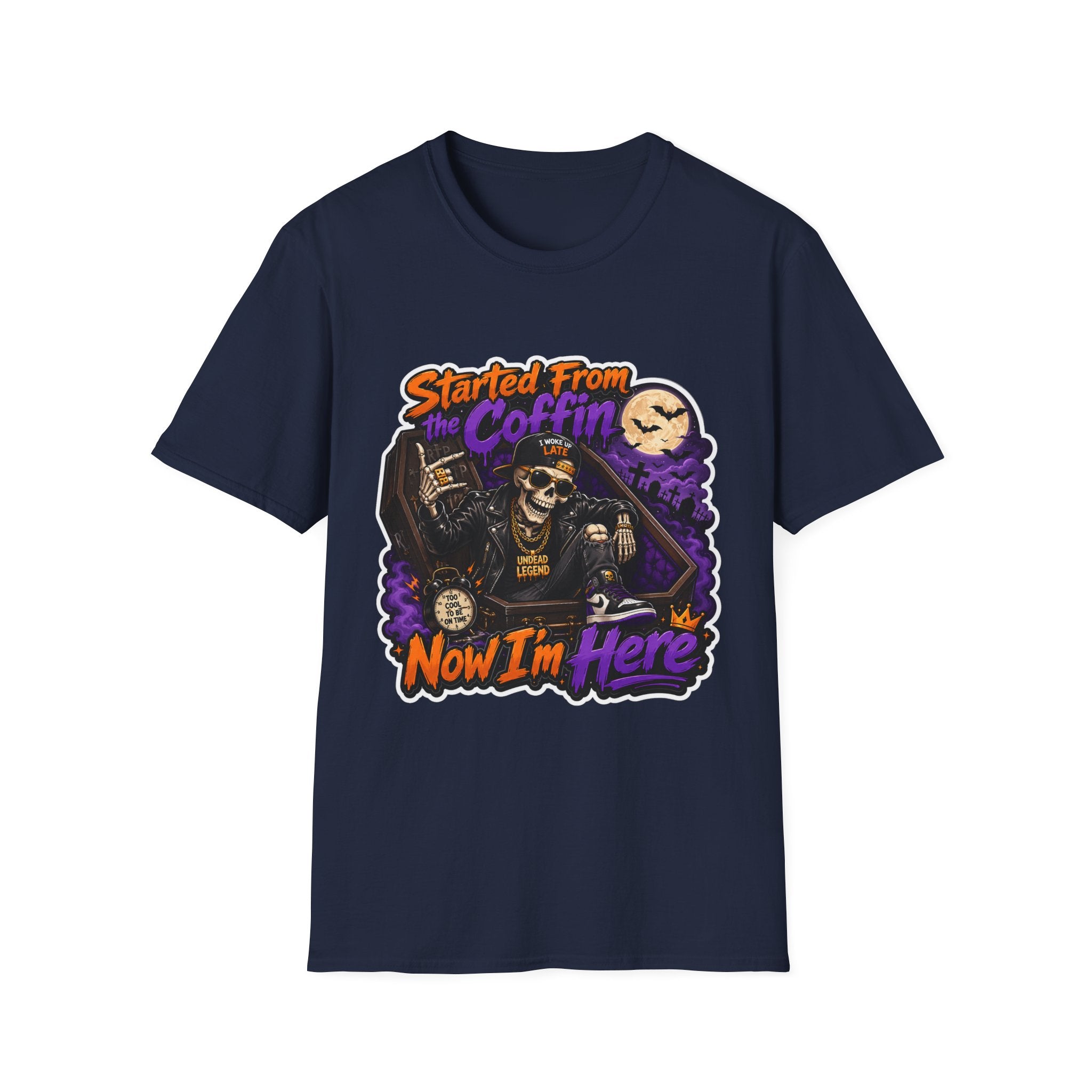 Started From the Coffin Skeleton Driver T-Shirt | Halloween Skull Tee
