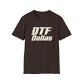DTF Dallas T-Shirt | Retro Distressed Text, City Pride Tee