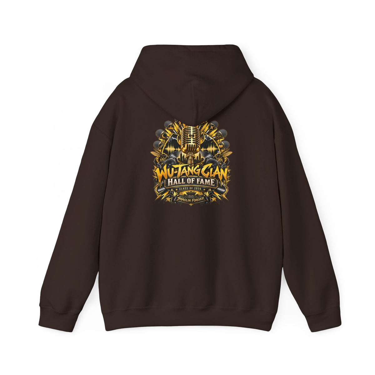 Wu-Tang Forever Rock and Roll Hall of Fame hoodie | Wu-Tang Clan Hall of Fame design | 90s 00s Hip Hop Nostalgia Pop Culture