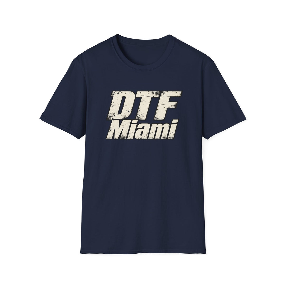 DTF Miami graphic T-Shirt | Vintage distressed logo, city tee