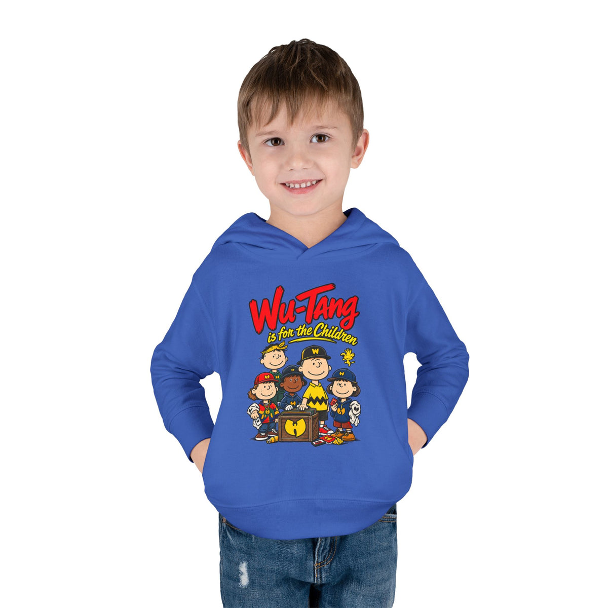 Wu-Tang Is For the Children Hoodie | Toddler Pullover Fleece Hoodie | 90s 00s Hip Hop Nostalgia Pop Culture