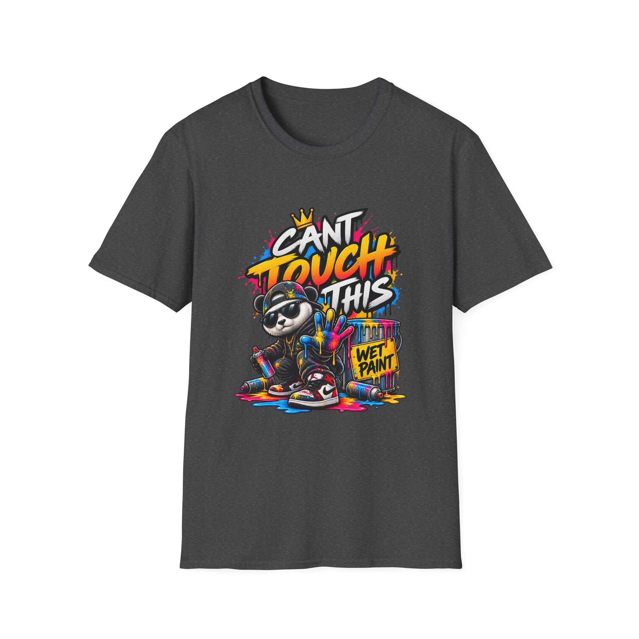 Cant Touch This Panda T-Shirt | Graffiti Streetwear Panda
