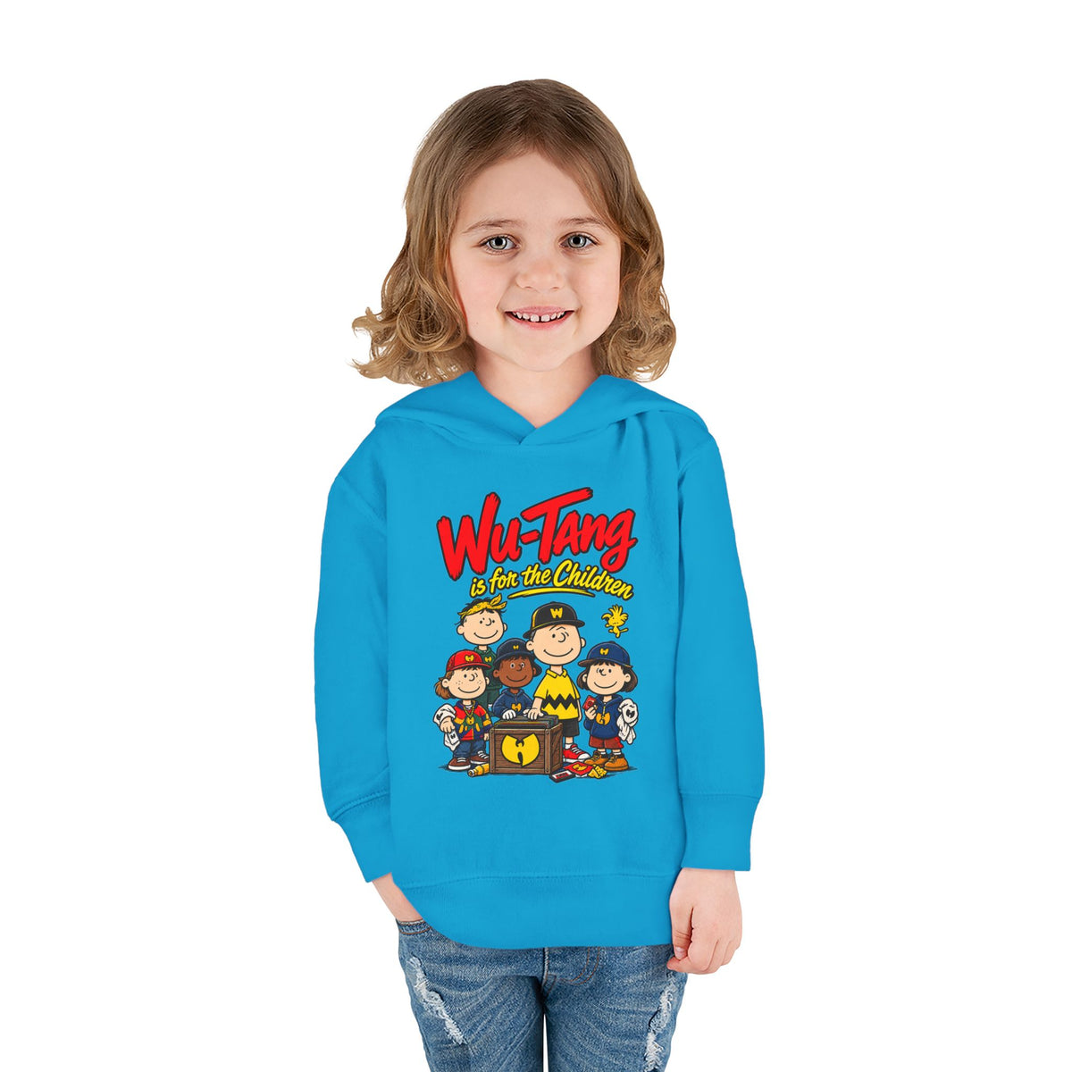 Wu-Tang Is For the Children Hoodie | Toddler Pullover Fleece Hoodie | 90s 00s Hip Hop Nostalgia Pop Culture