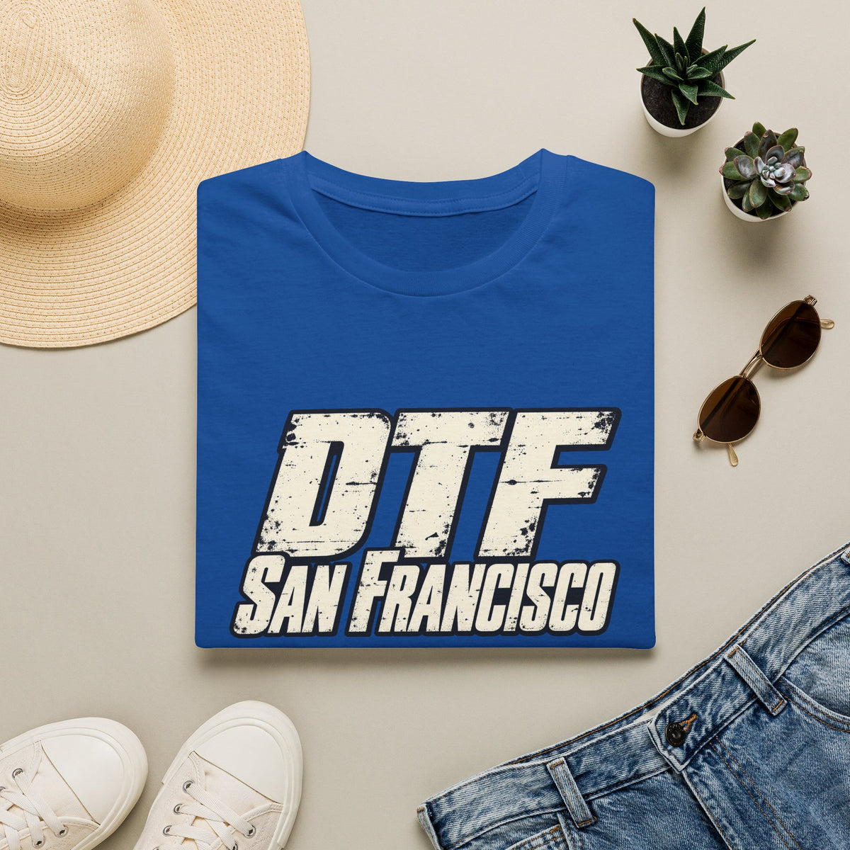 DTF San Francisco T-Shirt | Vintage Athletic Logo tee