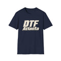 DTF Atlanta T-Shirt | Distressed Retro Text Atlanta Tee