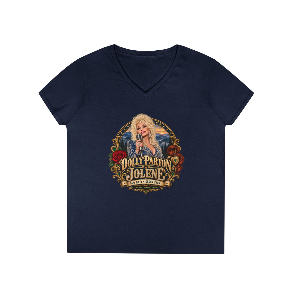 Jolene Song Vintage Portrait T-Shirt | Country Music Tee | Dolly Parton tribute Memorial