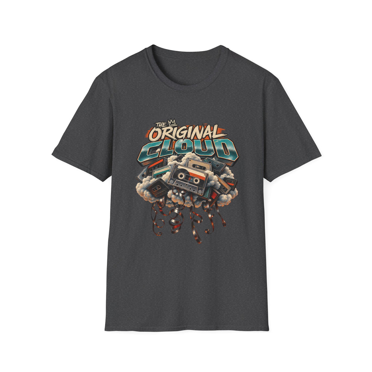 The Original Cloud T-Shirt | Retro Cassette Boom Box Graphic | 1990's 2000's Nostalgia Throwback